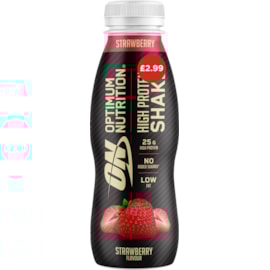 Optimum Nutrition High Protein Shake Strawberry 330Ml Pmp 2.99 Optimum Nutrition High Protein Shake Strawberry 330Ml Pmp 2.99