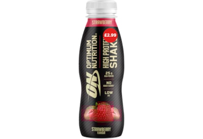 Optimum Nutrition High Protein Shake Strawberry 330Ml Pmp 2.99 Optimum Nutrition High Protein Shake Strawberry 330Ml Pmp 2.99