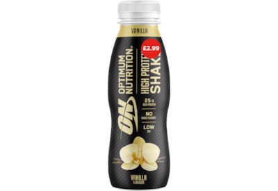 Optimum Nutrition High Protein Shake Vanilla 330Ml Pmp 2.99 Optimum Nutrition High Protein Shake Vanilla 330Ml Pmp 2.99