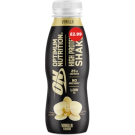 Optimum Nutrition High Protein Shake Vanilla 330Ml Pmp 2.99