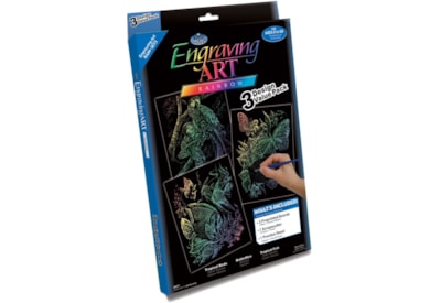 Royal Brush Rainbow Engraving Art Activity Set 3 Pack (RAIN-SET5)
