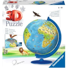 Ravensburger Childrens World Map 3d Puzzle 180pc (12338)