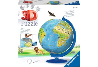 Ravensburger Childrens World Map 3d Puzzle 180pc (12338)