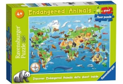 Ravensburger Endangered Animals Giant Floor Jigsaw Puzzle 60pc (05515)