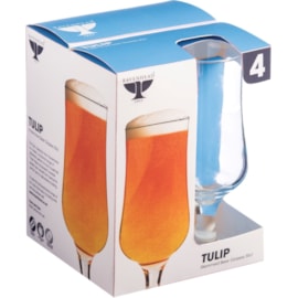 Ravenhead Tulip Stemmed Beer Glasses Set Of 4 35cl (0041.295)