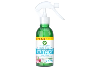Air Wick Airwick Odour Neutraliser Soft Cotton & Apple Blossom 237ml Air Wick Airwick Odour Neutraliser Soft Cotton & Apple Blossom 237ml