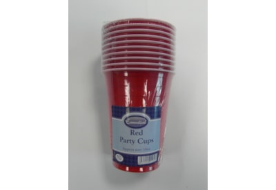 Essentials Reusable Plastic Party Cups Red 10pk Essentials Reusable Plastic Party Cups Red 10pk