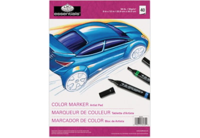 Royal Brush Colour Marker Drawing Pad 40 Sheets (RD346)