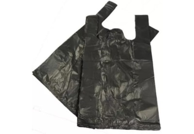 Recycled Vest Carriers Black 11x17x21 100s Recycled Vest Carriers Black 11x17x21 100s
