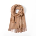 Butterfly Fashion Reversible Thistle Scarf Camel Butterfly Fashion Reversible Thistle Scarf Camel