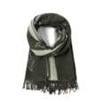 Butterfly Fashion Reversible Thistle Scarf Olive
