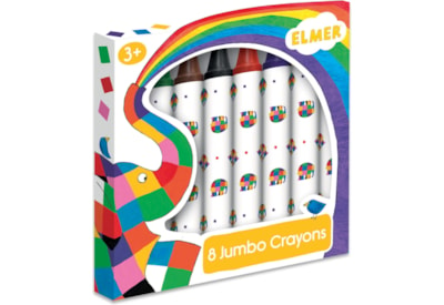 8 Jumbo Crayons Elmer (RFS13825)