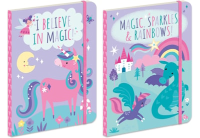 A6 Elastic Notebook Magical Creatures (RFS14080)