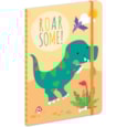A5 Elastic Notebook Dinosaurs A5 Elastic Notebook Dinosaurs