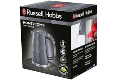 Russell Hobbs Honeycomb Kettle Grey 1.7l Russell Hobbs Honeycomb Kettle Grey 1.7l