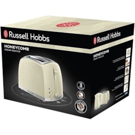 Russell Hobbs Honeycomb 2 Slice Cream Toaster (26062)