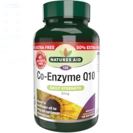 Natures Aid Co-enzyme Q10 30mg + 50% 90s (11836) Natures Aid Co-enzyme Q10 30mg + 50% 90s (11836)
