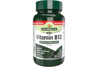 Natures Aid Vitamin B12 Cherry Flavour 180's Natures Aid Vitamin B12 Cherry Flavour 180's