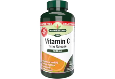 Natures Aid Naturals Aid Vit C 1000mg Time Release X Fill 240's Natures Aid Naturals Aid Vit C 1000mg Time Release X Fill 240's