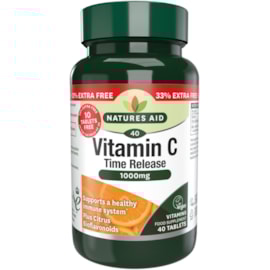 Natures Aid Naturals Aid Vit C 1000mg Time Release 40s Natures Aid Naturals Aid Vit C 1000mg Time Release 40s