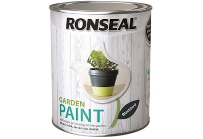 Ronseal Garden Paint Black Bird 750ml (37406)