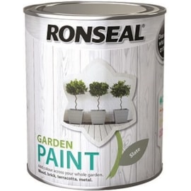 Ronseal Garden Paint Slate 750ml Ronseal Garden Paint Slate 750ml