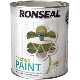 Ronseal Garden Paint White Ash 750ml Ronseal Garden Paint White Ash 750ml