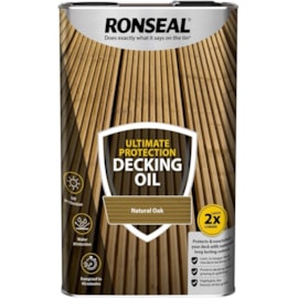 Ronseal Ultimate Decking Oil Nat Oak 5lt (37299)