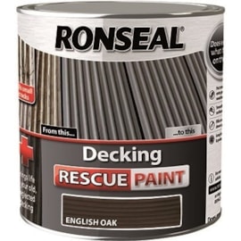 Ronseal Ultimate Decking Paint English Oak 2.5l Ronseal Ultimate Decking Paint English Oak 2.5l