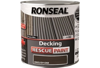 Ronseal Ultimate Decking Paint English Oak 2.5l Ronseal Ultimate Decking Paint English Oak 2.5l