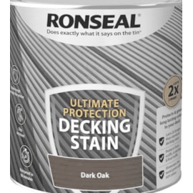 Ronseal Ultimate Decking Stain Dark Oak 2.5l (39112)