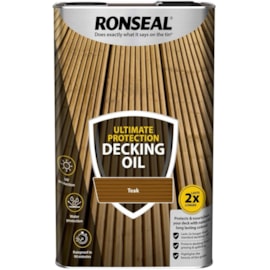 Ronseal Ultimate Decking Oil Teak 5lt (38527)