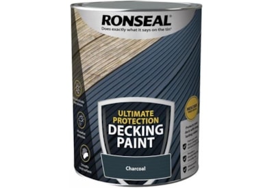 Ronseal Decking Paint Charcoal 5lt (39144)
