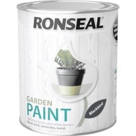Ronseal Garden Paint Blackbird 2.5l Ronseal Garden Paint Blackbird 2.5l