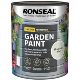 Ronseal Garden Paint Mountain Mist 750ml Ronseal Garden Paint Mountain Mist 750ml