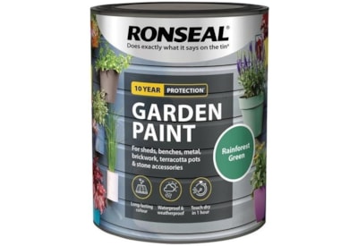 Ronseal Garden Paint Rainforrest Green 750ml Ronseal Garden Paint Rainforrest Green 750ml