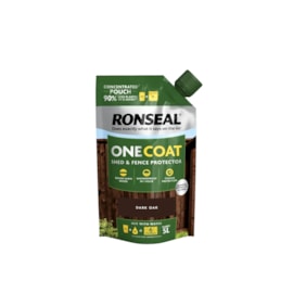 Ronseal One Coat Shed & Fence Refill Dark Oak 950ml Ronseal One Coat Shed & Fence Refill Dark Oak 950ml