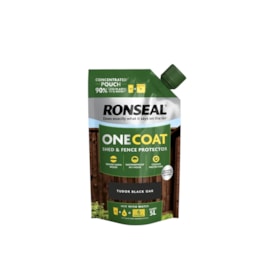 Ronseal One Coat Shed & Fence Refill Tudor Black 950ml Ronseal One Coat Shed & Fence Refill Tudor Black 950ml