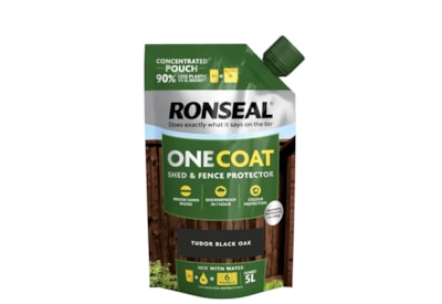 Ronseal One Coat Shed & Fence Refill Tudor Black 950ml Ronseal One Coat Shed & Fence Refill Tudor Black 950ml