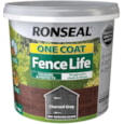 Ronseal One Coat Fence Life Charcoal 5lt Ronseal One Coat Fence Life Charcoal 5lt