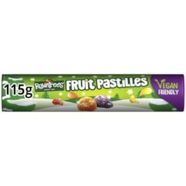 Rowntrees Fruit Pastilles Giant Tube 115g Rowntrees Fruit Pastilles Giant Tube 115g