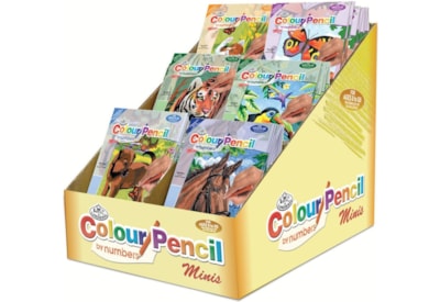 Royal Brush Mini Colour Pencil By Numbers Set Assorted (CPNMINAST)