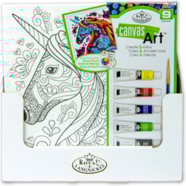 Royal Brush Canvas Art Painting Set Unicorn Royal Brush Canvas Art Painting Set Unicorn