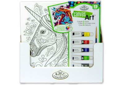 Royal Brush Canvas Art Painting Set Unicorn Royal Brush Canvas Art Painting Set Unicorn