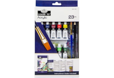 Royal Brush Learn To Set Acrylic Painting 23pce (RSET-LT254)