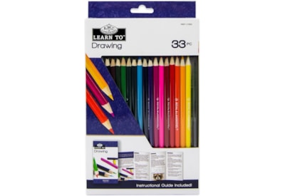 Royal Brush Learn To Set Drawing 33pce (RSET-LT253)