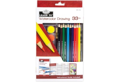 Royal Brush Learn To Set Watercolour Drawing 33pce (RSET-LT251)