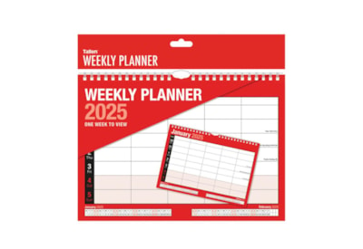 Red And Black Weekly Planner (3812)