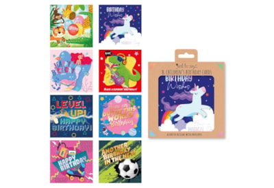 Kids Birthday Cards Box 8s (4490)