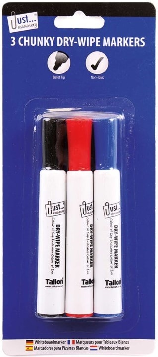 Chunky Dry Wipe Board Markers 3s (1141)